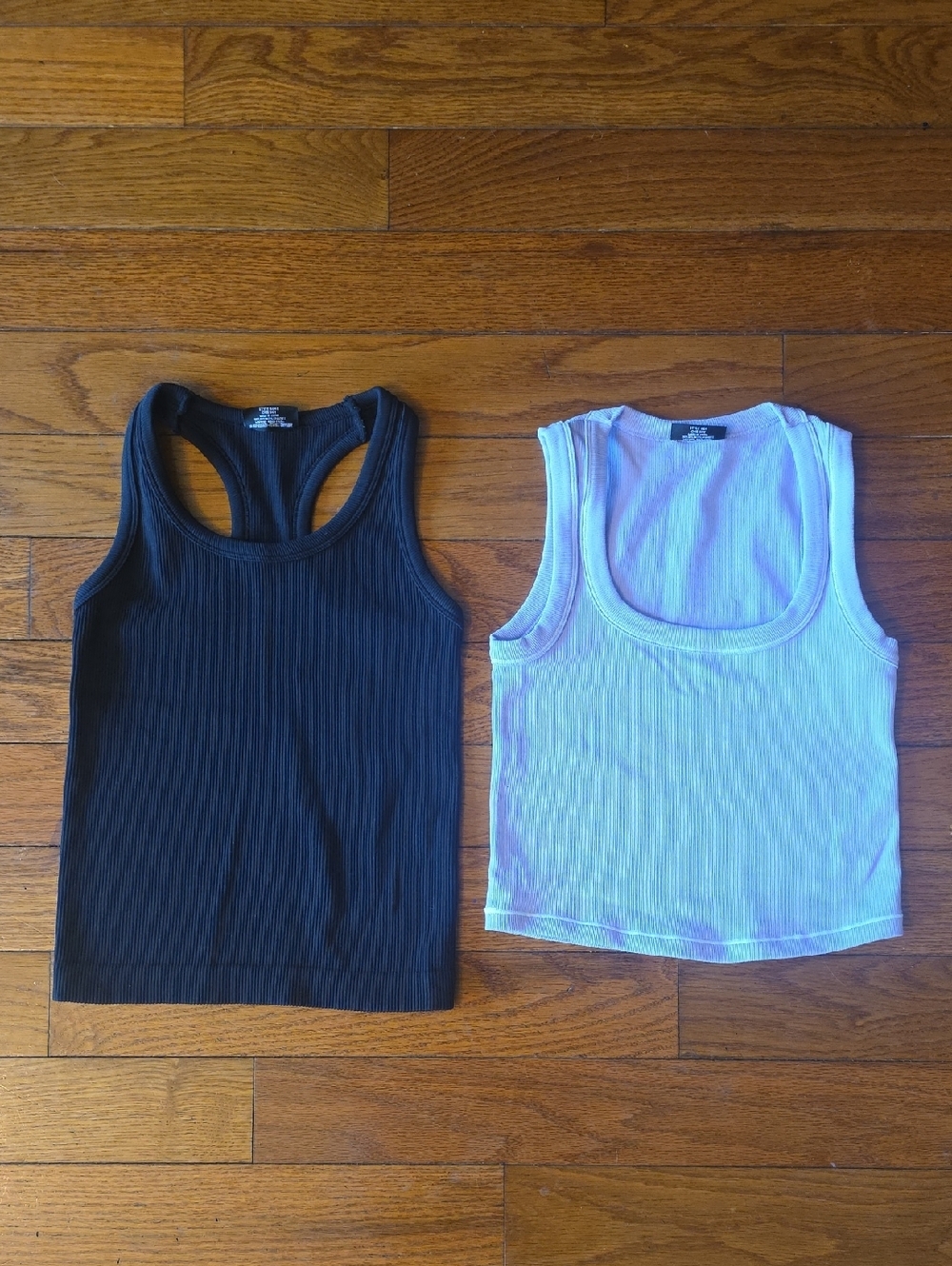 Dynamic Women's Set Of 2 Ribbed Tank Tops